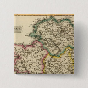 Badge Carré 5 Cm Irlande 7
