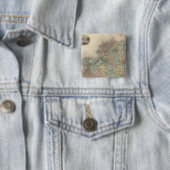 Badge Carré 5 Cm Irlande 7 (En situation)