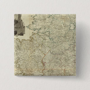 Badge Carré 5 Cm Irlande composite