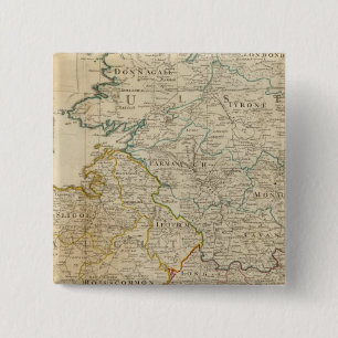 Badge Carré 5 Cm Irlande Nord