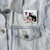 Badge Carré 5 Cm IRS Audits IRS Funny (En situation)