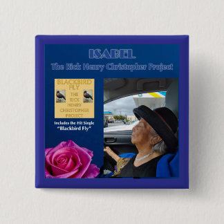 Badge Carré 5 Cm Isabel le bouton