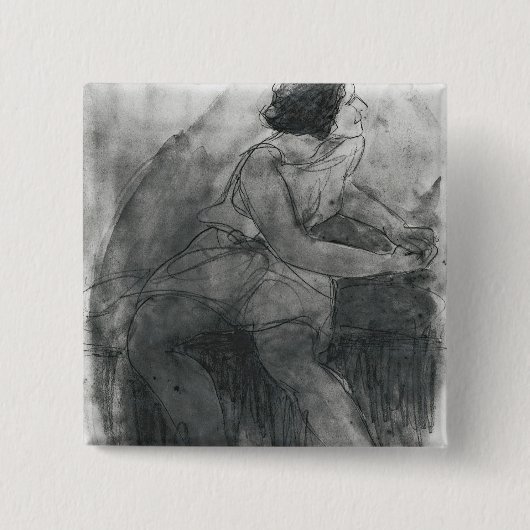 Badge Carré 5 Cm Isadora Duncan (Devant)