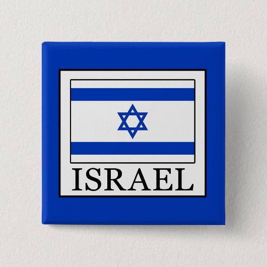 Badge Carré 5 Cm Israël (Devant)