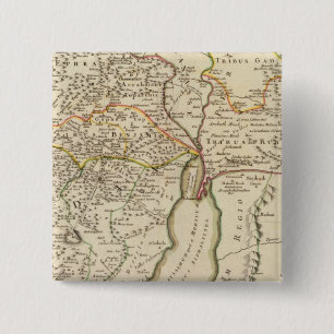 Badge Carré 5 Cm Israël et la Palestine