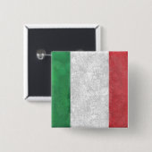 Badge Carré 5 Cm Italie (Devant & derrière)