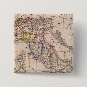Badge Carré 5 Cm Italie 10