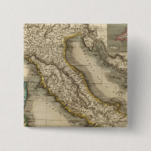 Badge Carré 5 Cm Italie 22