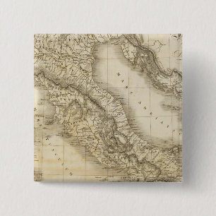 Badge Carré 5 Cm Italie antique