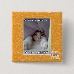 Badge Carré 5 Cm Iz de DIS en tant que loin owt de lit.