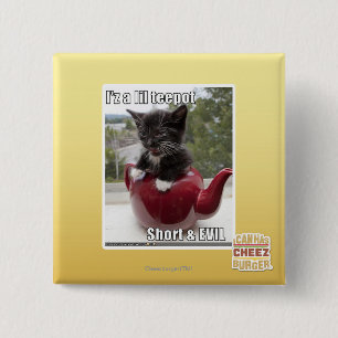 Badge Carré 5 Cm I'z un teepot de lil