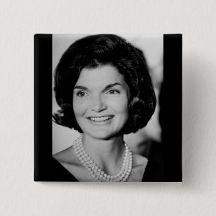 Badge Carré 5 Cm Jackie Kennedy