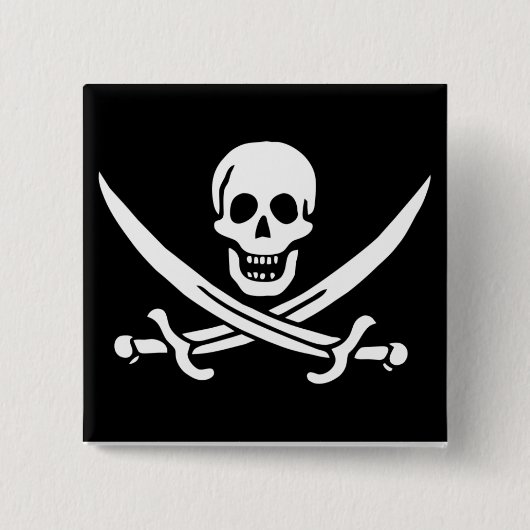 Badge Carré 5 Cm jackrackham (Devant)