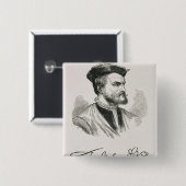 Badge Carré 5 Cm Jacques Cartier (Devant & derrière)