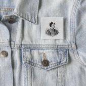 Badge Carré 5 Cm Jacques Coeur (En situation)