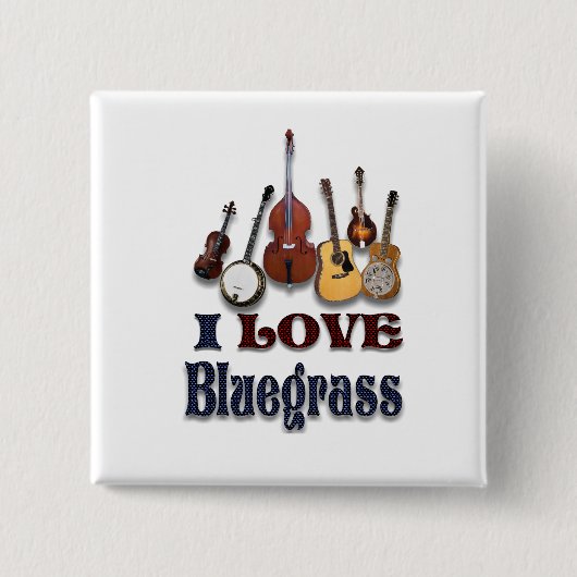 BADGE CARRÉ 5 CM J'ADORE BLUEGRASS-BOUTON (Devant)