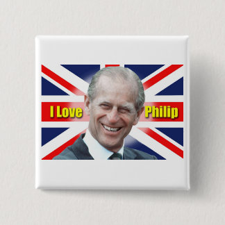 Badge Carré 5 Cm J'adore Philip