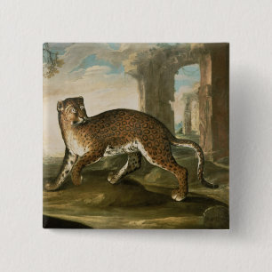 Badge Carré 5 Cm Jaguar