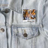 Badge Carré 5 Cm J'Ai Stutter_ Bouton (En situation)