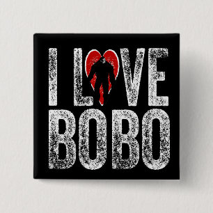 Badge Carré 5 Cm J'aime Bobo