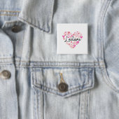 Badge Carré 5 Cm J'aime Leilani (En situation)