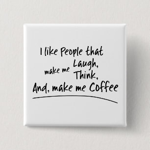 Badge Carré 5 Cm J'aime les gens qui me font...