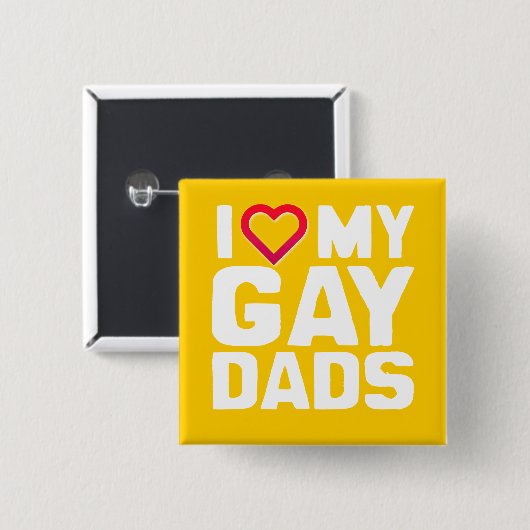 Badge Carré 5 Cm J'AIME MES PÈRE GAY - -.png (Devant & derrière)