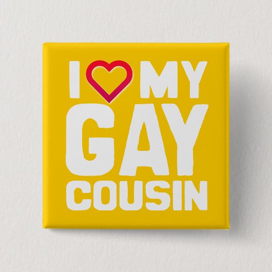 Badge Carré 5 Cm J'AIME MON GAY COUSIN - -.png (Devant)