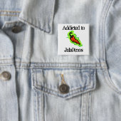 Badge Carré 5 Cm Jalapenos (En situation)