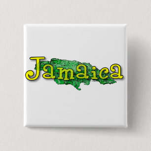 Badge Carré 5 Cm Jamaïque