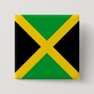 Badge Carré 5 Cm Jamaïque