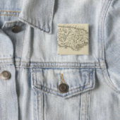 Badge Carré 5 Cm Jamaïque 3 (En situation)