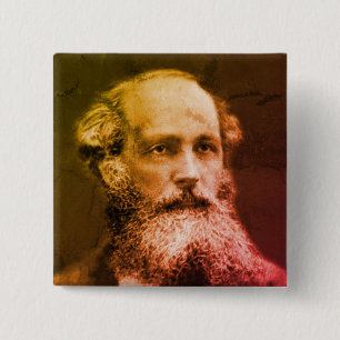 Badge Carré 5 Cm James Clerk Maxwell