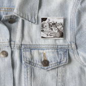Badge Carré 5 Cm James Quin comme Coriolanus (En situation)