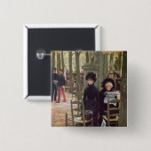 Badge Carré 5 Cm James Tissot | sans dot, 1883-5 (Devant & derrière)