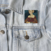 Badge Carré 5 Cm Jane Seymour (En situation)