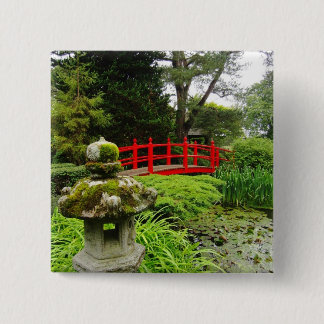 Badge Carré 5 Cm Jardin japonais