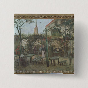 Badge Carré 5 Cm Jardins de plaisir de Vincent van Gogh chez