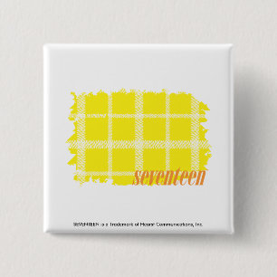 Badge Carré 5 Cm Jaune 3 de plaid