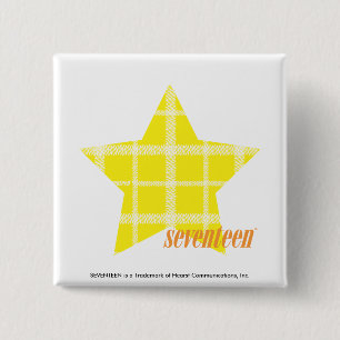 Badge Carré 5 Cm Jaune 4 de plaid