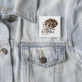 Badge Carré 5 Cm Javean (En situation)