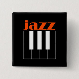 Badge Carré 5 Cm Jazz