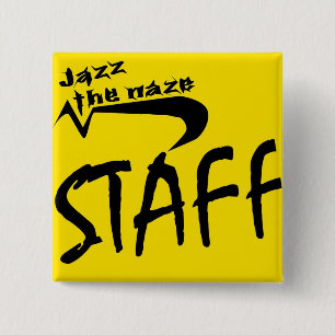 Badge Carré 5 Cm jazz staff