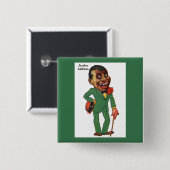 Badge Carré 5 Cm Jazzbo Jackson (Devant & derrière)