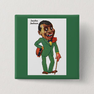 Badge Carré 5 Cm Jazzbo Jackson