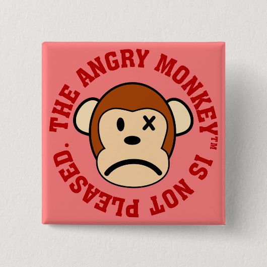 Badge Carré 5 Cm Je ne suis pas satisfait de votre performance (Devant)