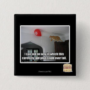 Badge Carré 5 Cm Je peux voir qu'aucune manière que ceci ne