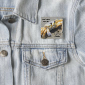 Badge Carré 5 Cm Je suis désagréable (En situation)