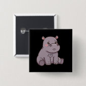 Badge Carré 5 Cm Je suis difficile (Devant & derrière)