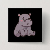 Badge Carré 5 Cm Je suis difficile (Devant)